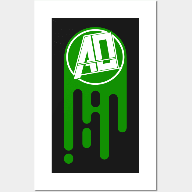 I Bleed xAOx Gaming [GREEN] Wall Art by xAOxGaming